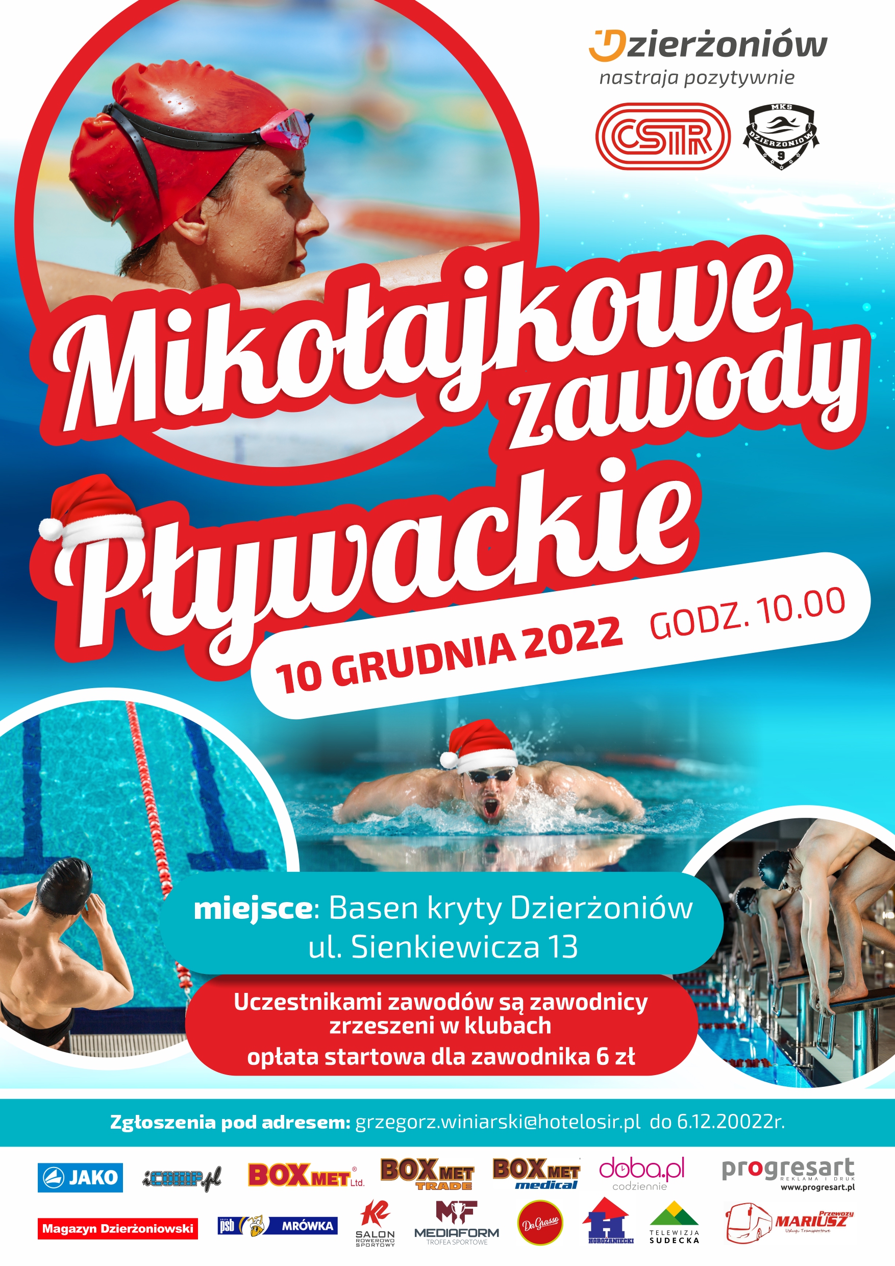 Plakat Mikołakowe zawody pływackie (004)